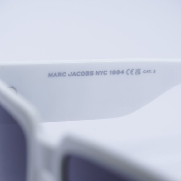 Marc Jacobs MARC 739/S 0CCP 90 Sunglasses White Square Frame, Grey Lenses - Picture 7 of 10